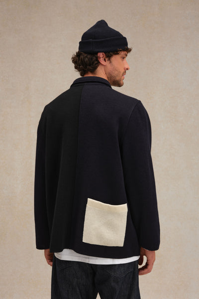 Men's Milano knit work jacket - Le Minor x Le Laboureur