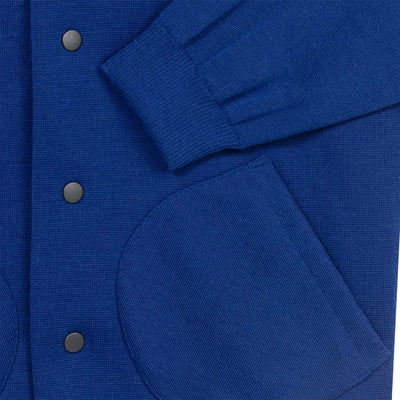 Coach jacket bleu électrique brodé - Second choix