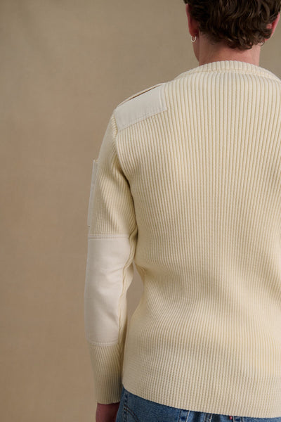 Men's offwhite commando jumper