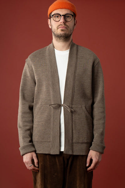 Beige milano knit Noragi jacket - Le Minor x Flâneurs