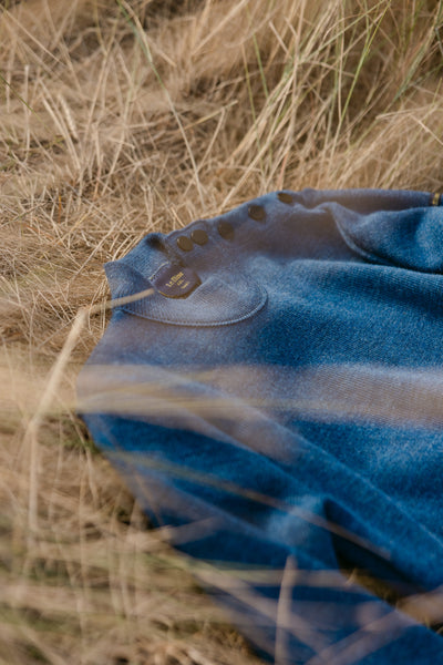 Men's denim blue sailor sweater