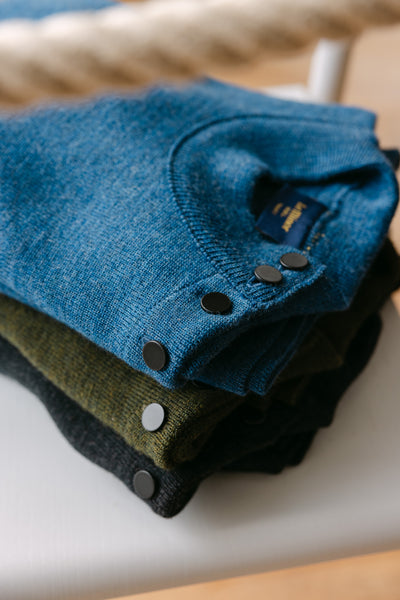 Men's olive sailor sweater