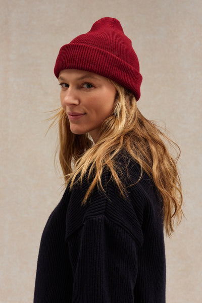 Bonnet de la Marine Nationale, couleur bordeaux, Le Minor, automne 2025