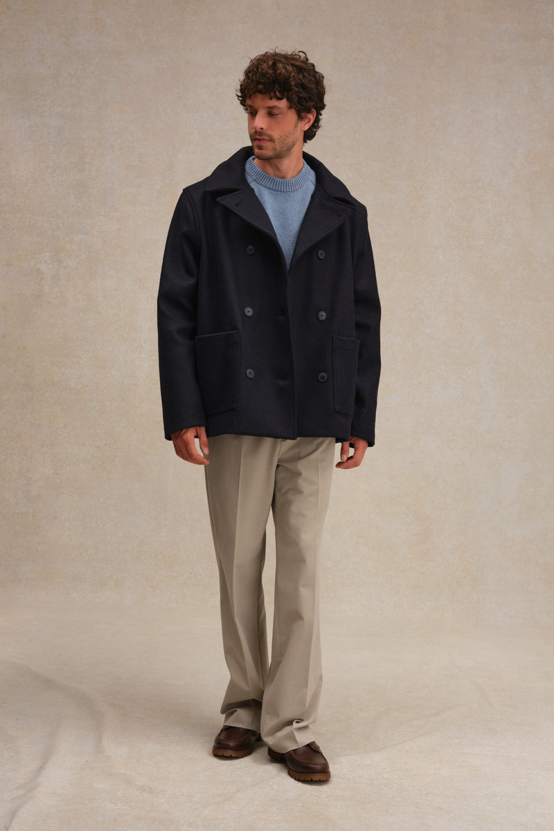 Idée look le pull marin avec une chemise – Le Minor