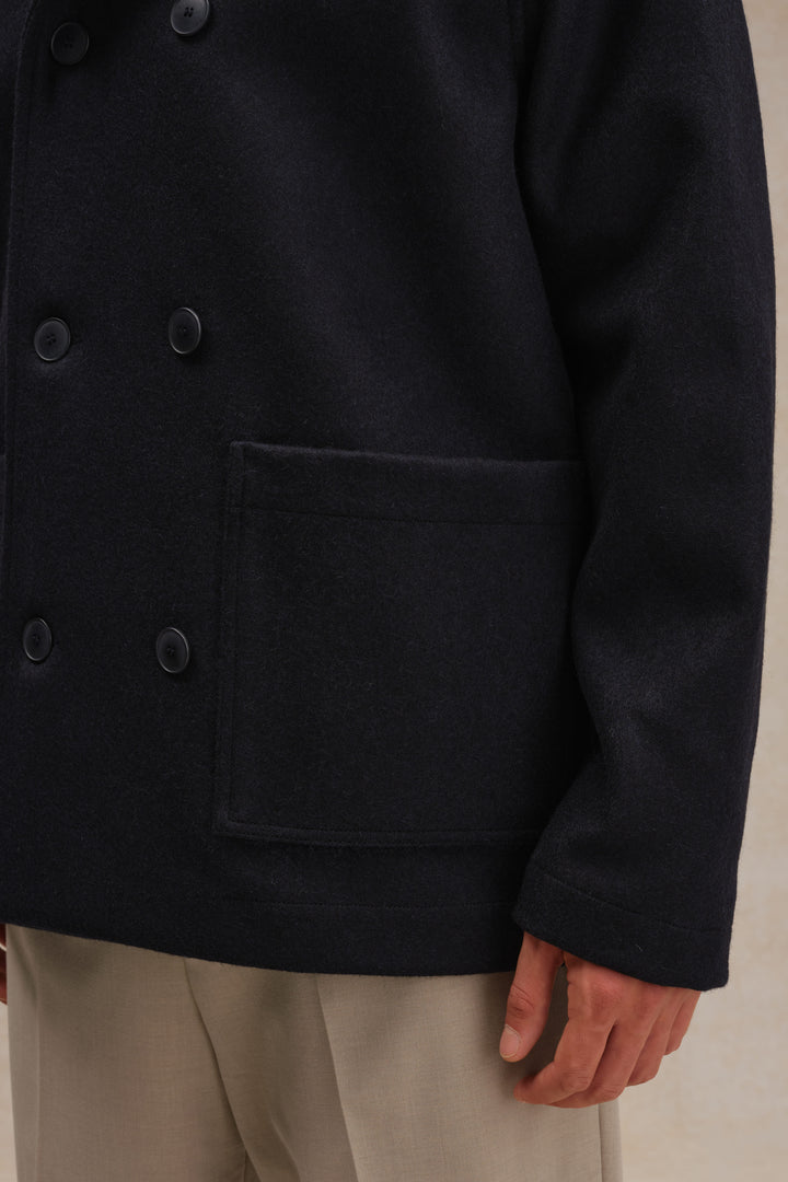 LE CIEL BLEU 25AW Faux Mink Peacoat LE CIEL BLEU｜ルシェルブルーの 