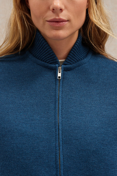 Women's Milano denim zipped vest