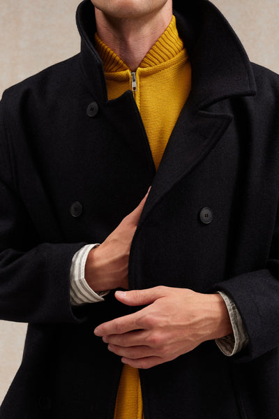 Men's Milano yellow zipped vest