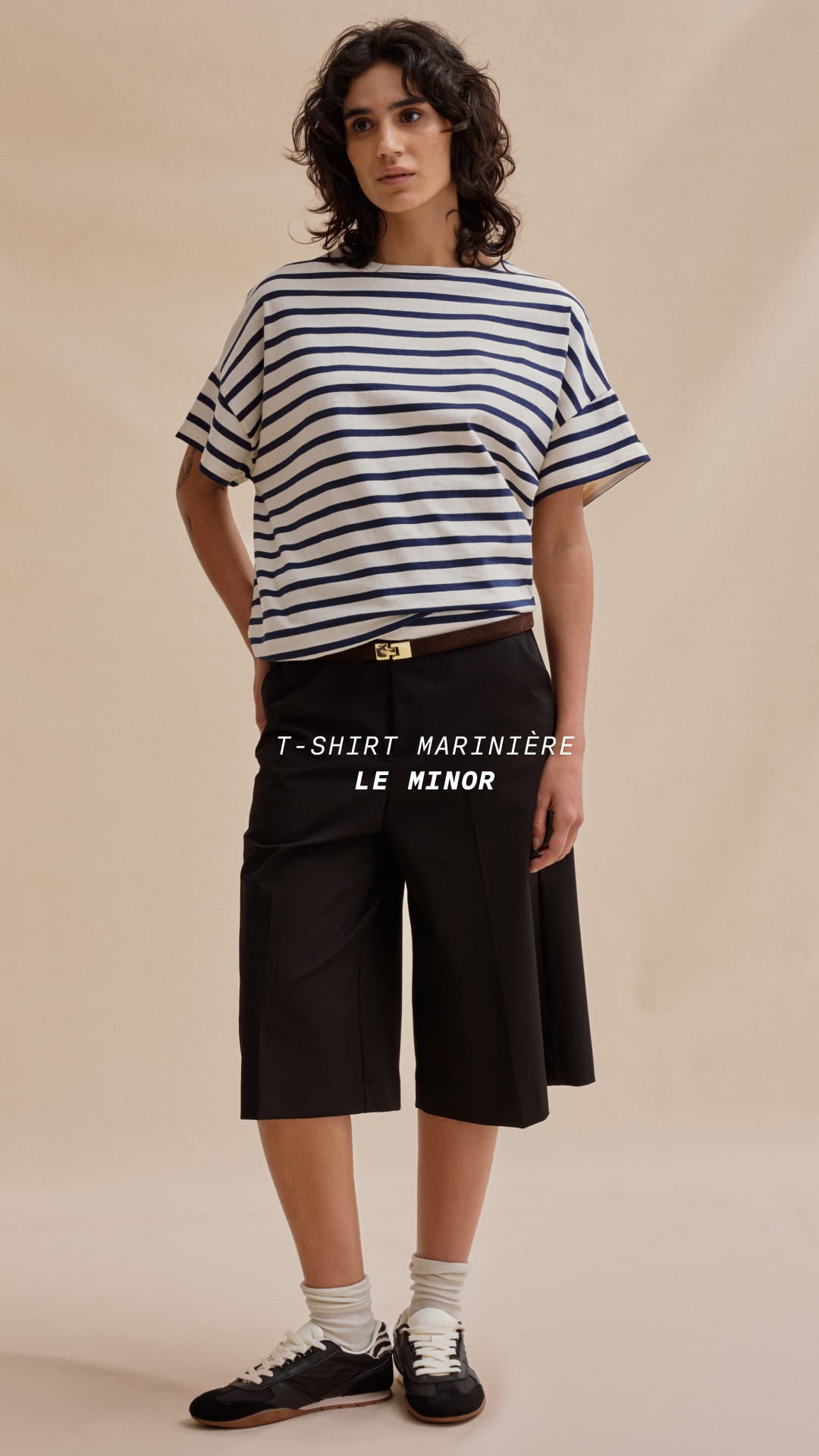★★LE MINOR★★ Men's original blue and red sailor shirt | Le Minor
