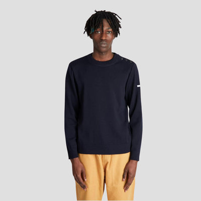Pull Marin ample bleu marine mixte - Second choix