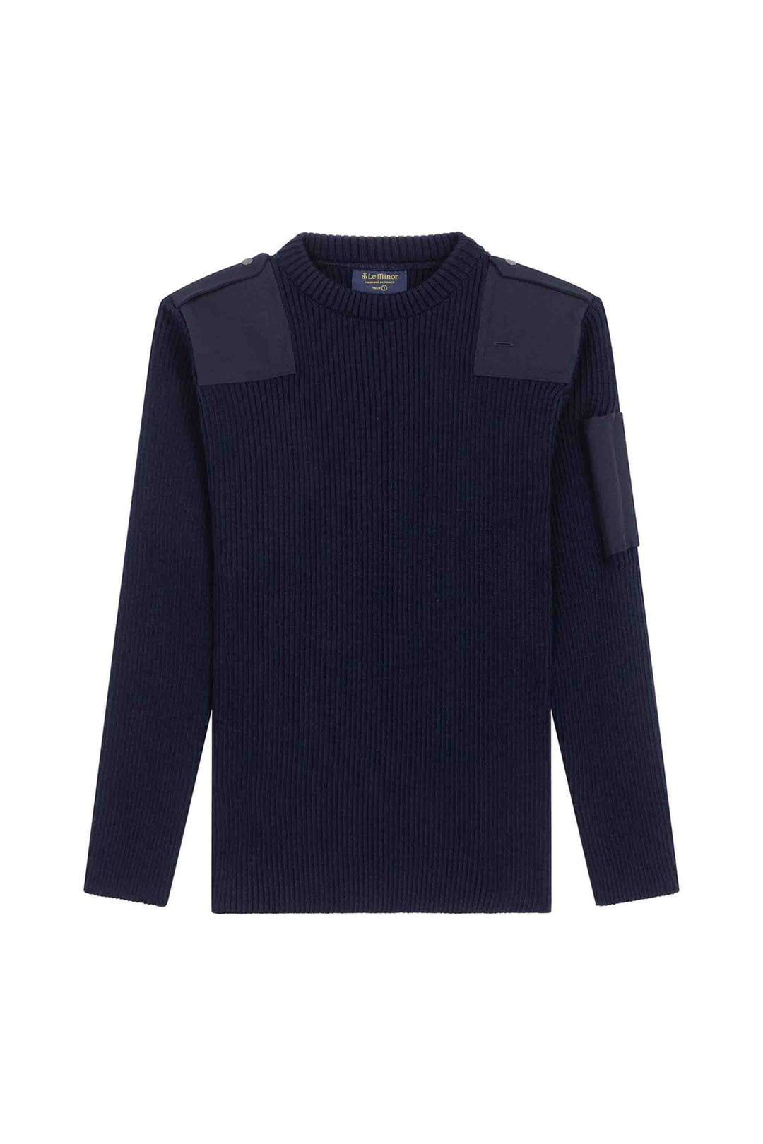 Pull Officier bleu marine pour homme Le Minor
