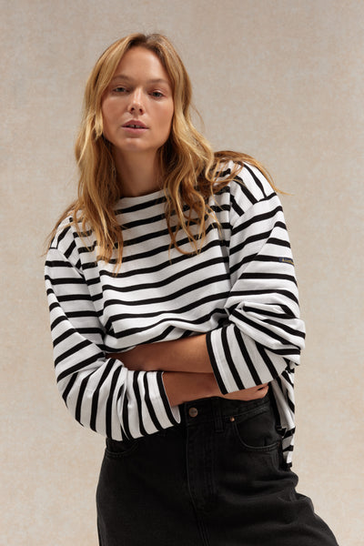 Nouveau : la marinière Rachel femme, coton épais, pour l'automne 2025