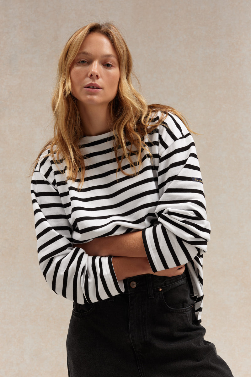 Nouveau : la marinière Rachel femme, coton épais, pour l&