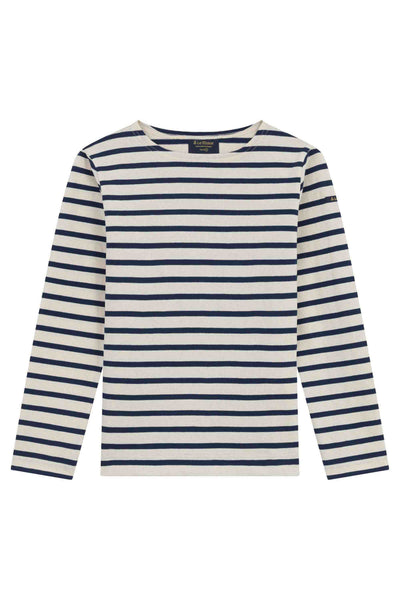 Women's offwhite/navy classic sailor shirt