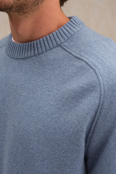 Pull homme col rond orage