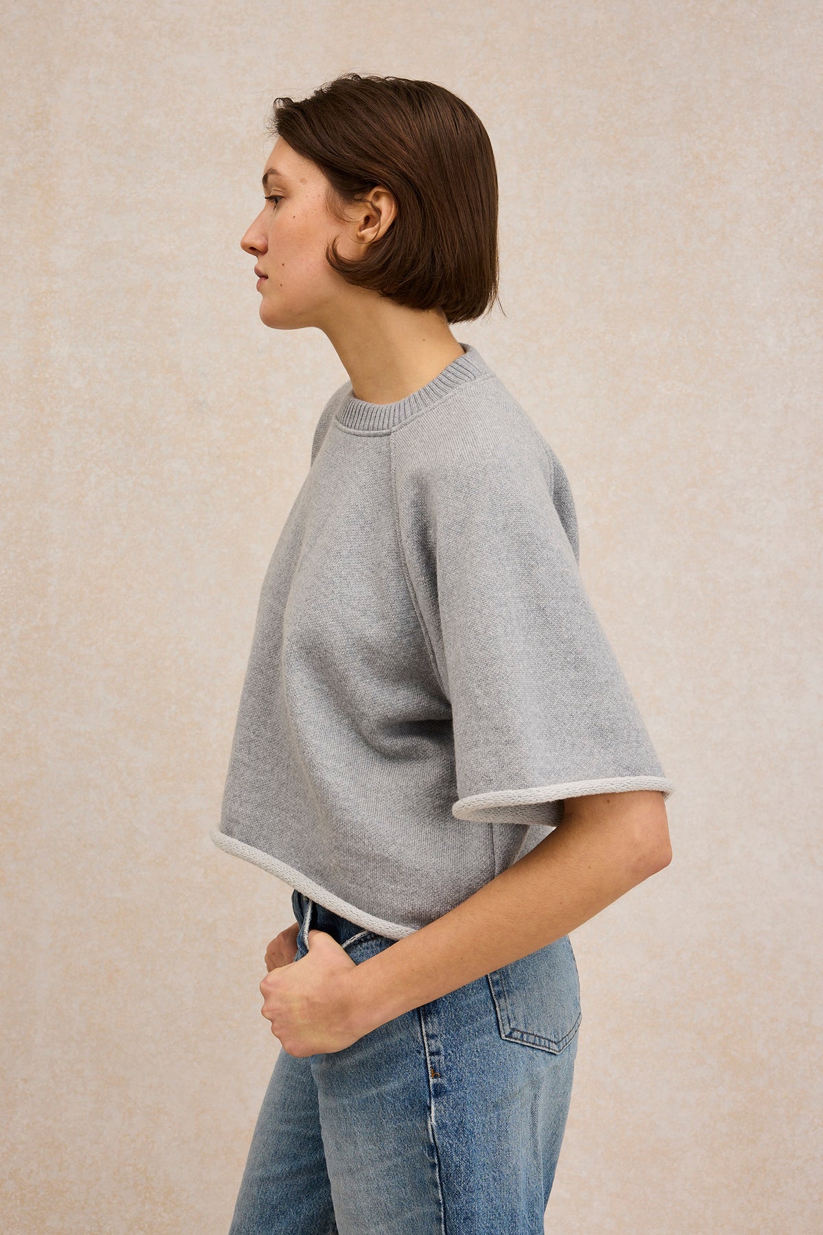 Sweat Pull GAP Femme – Gris, Taille M – Parfait état