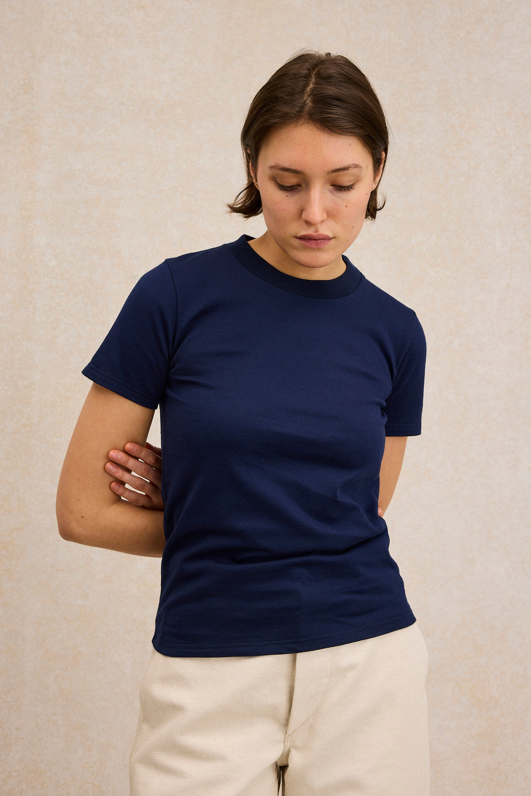 カットソー(長袖/七分) L'Appartement LE MINOR Off Turtle Border Our t-shirts | Le Minor