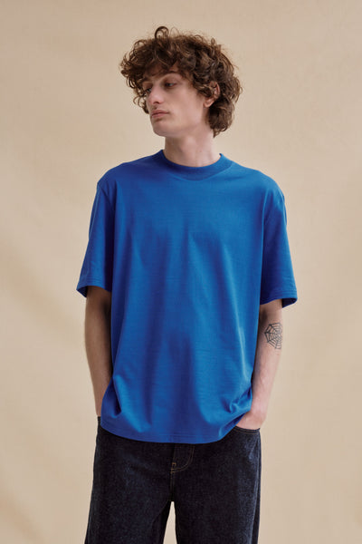T-shirt homme manches courtes bleu Le Minor