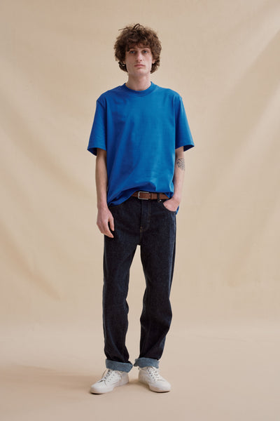 T-shirt homme manches courtes bleu Le Minor