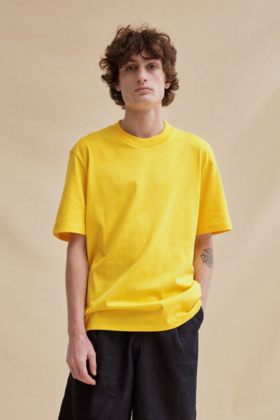 T-shirt homme manches courtes jaune Le Minor