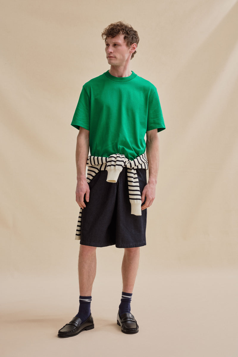 T-shirt homme manches courtes vert Le Minor