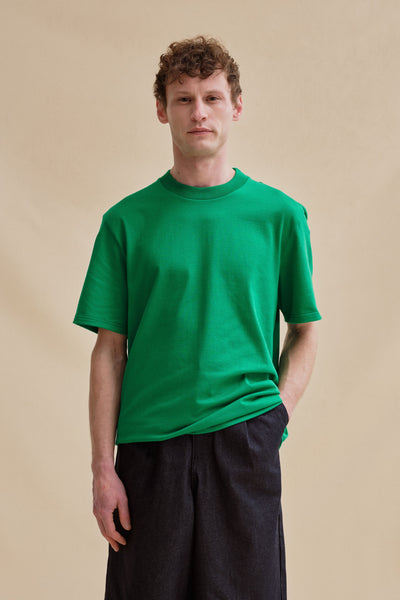 T-shirt homme manches courtes vert Le Minor