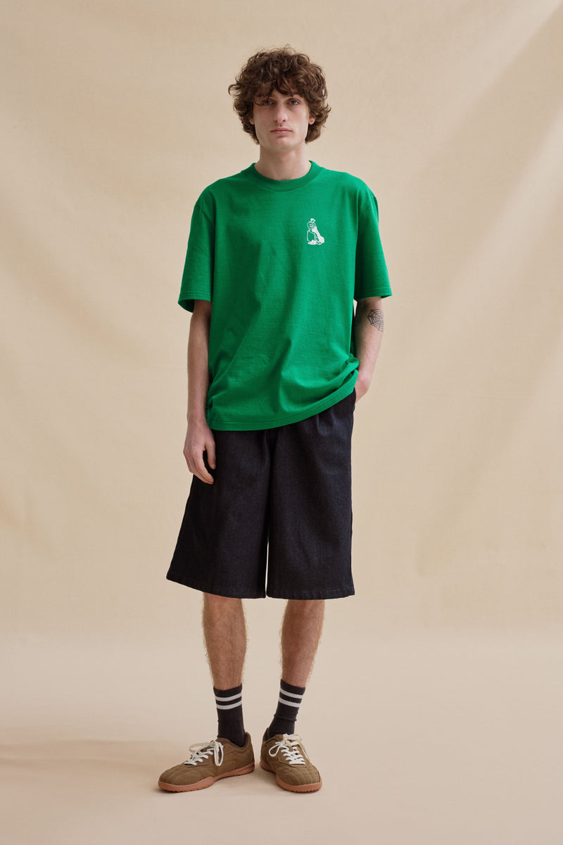 T-shirt Andy sérigraphié vert