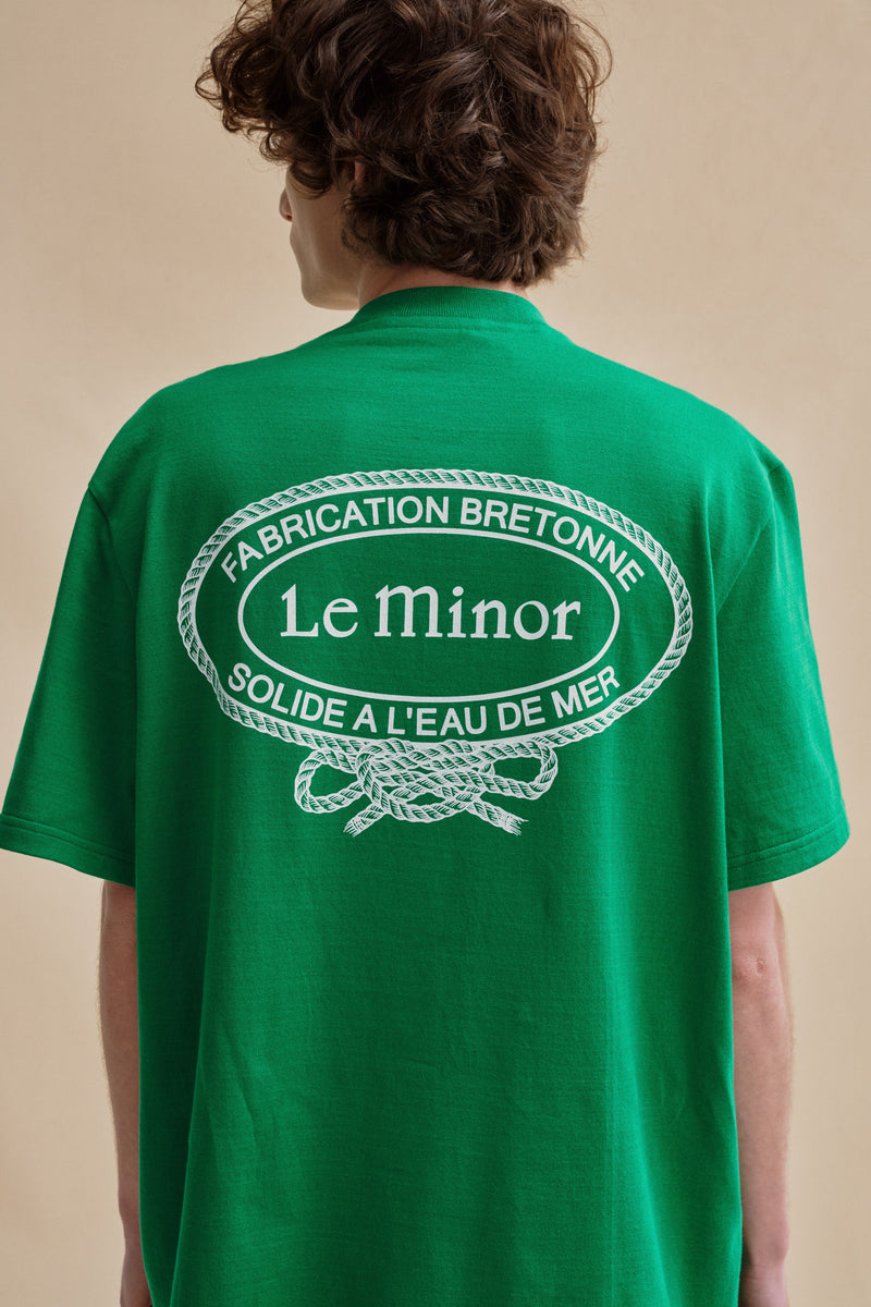 T-shirt Andy sérigraphié vert