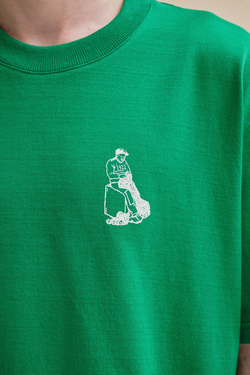 T-shirt Andy sérigraphié vert