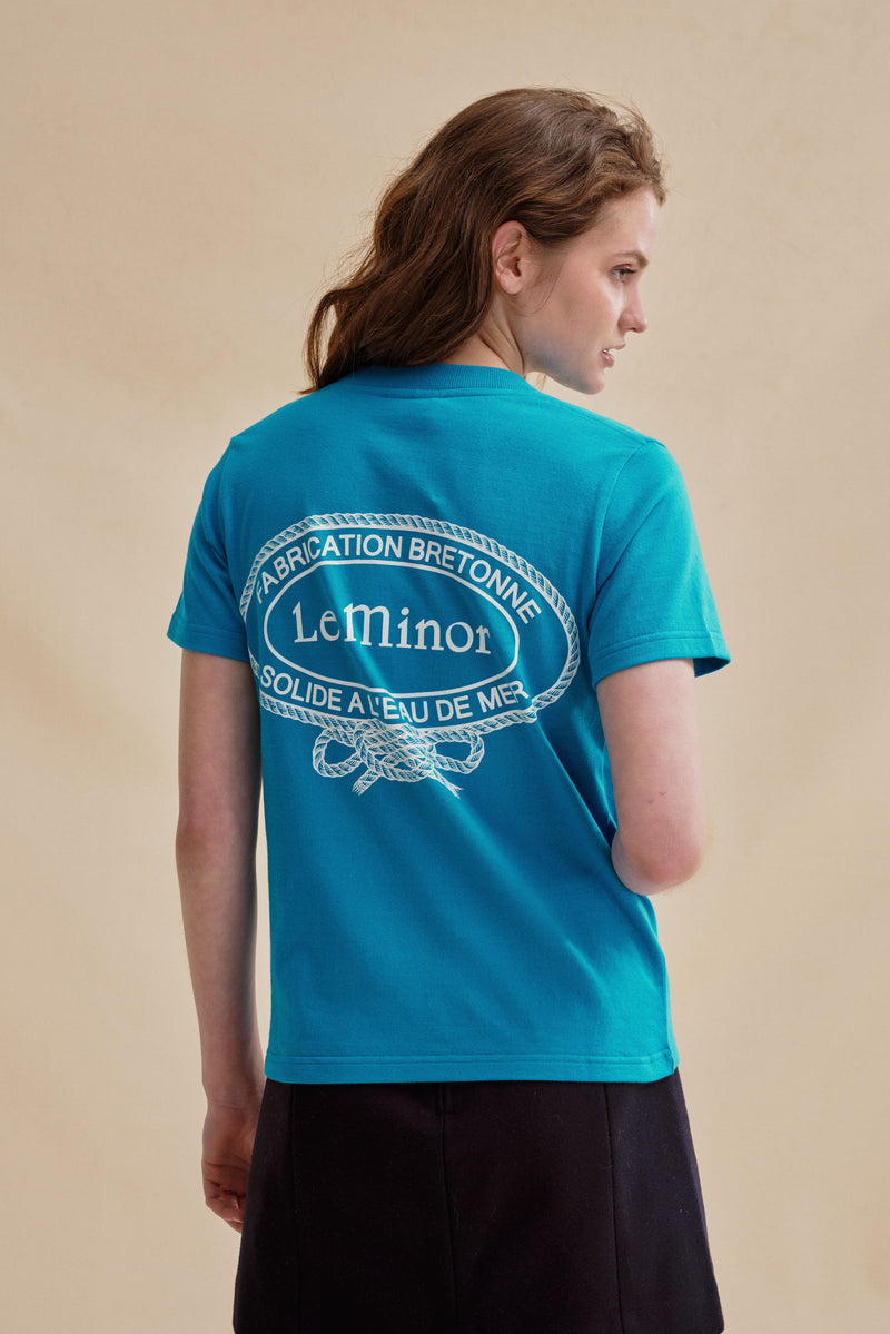 Ultramarine blue Vic T-shirt