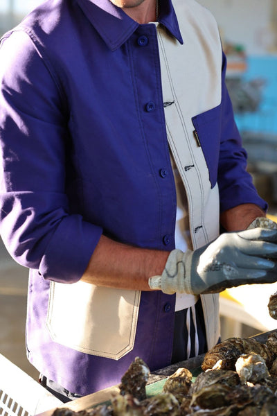 Men's cotton moleskin work jacket - Le Minor x Le Laboureur