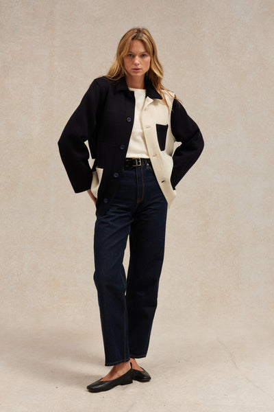 Women's Milano knit work jacket - Le Minor x Le Laboureur