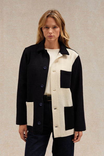 Women's Milano knit work jacket - Le Minor x Le Laboureur