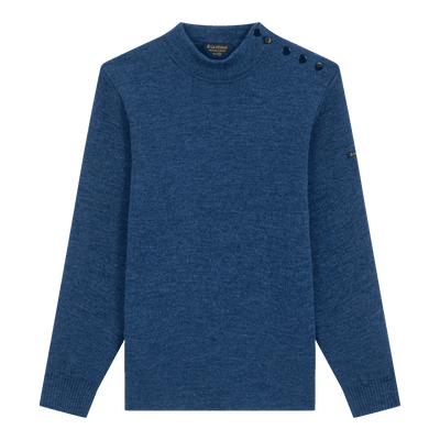 Pull marin homme bleu denim Le Minor 