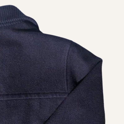 Men's navy blue zipped jacket - second hand