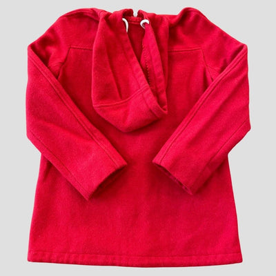 Manteau rouge à capuche - Seconde main