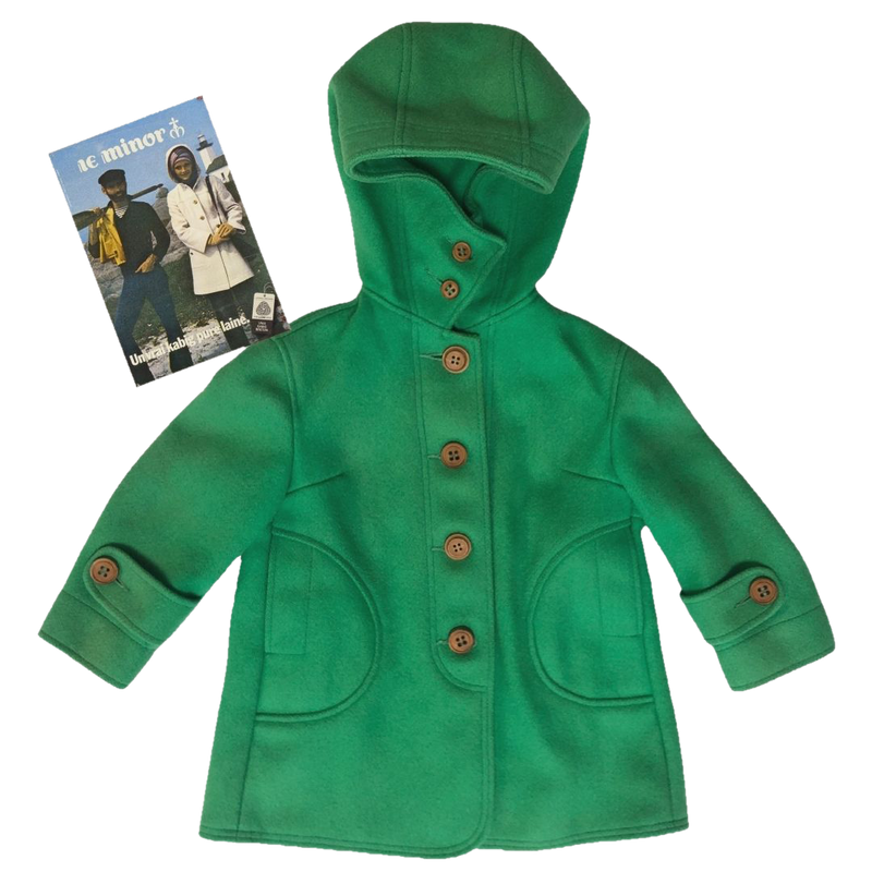 Manteau vert - enfant