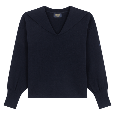 Women's sailor neck sweater