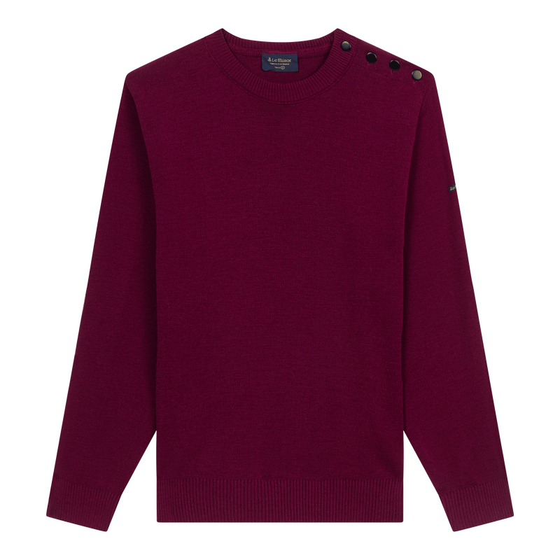 Pull Marin ample pourpre pour Femme