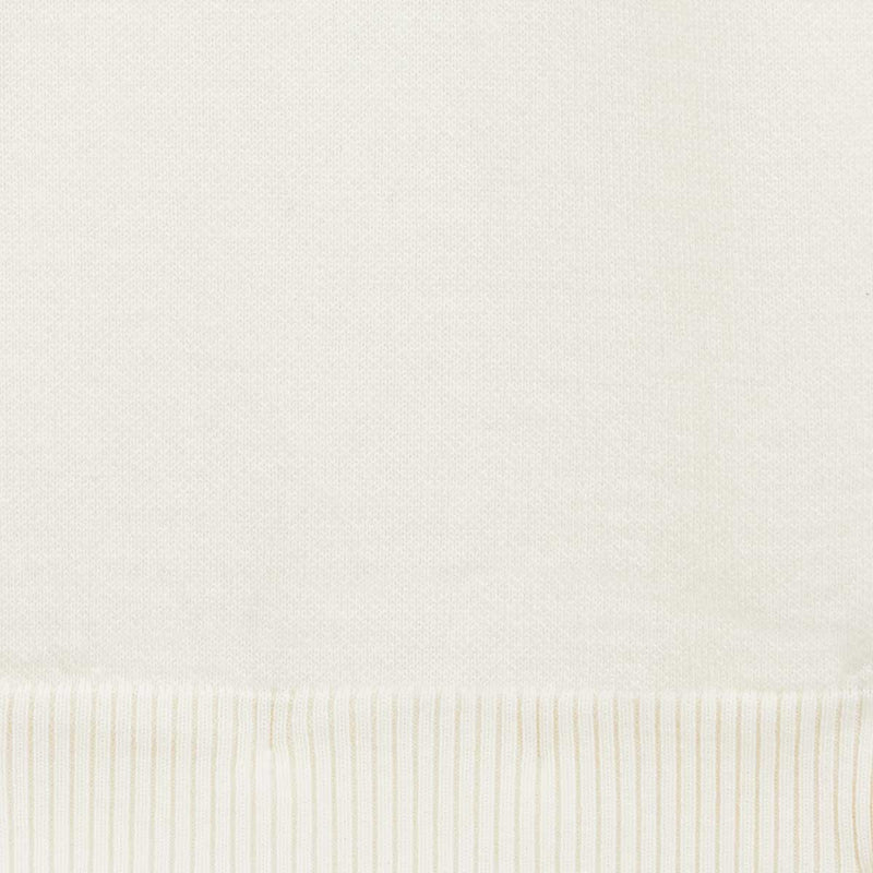 Sweat molleton mérinos écru pour femme
